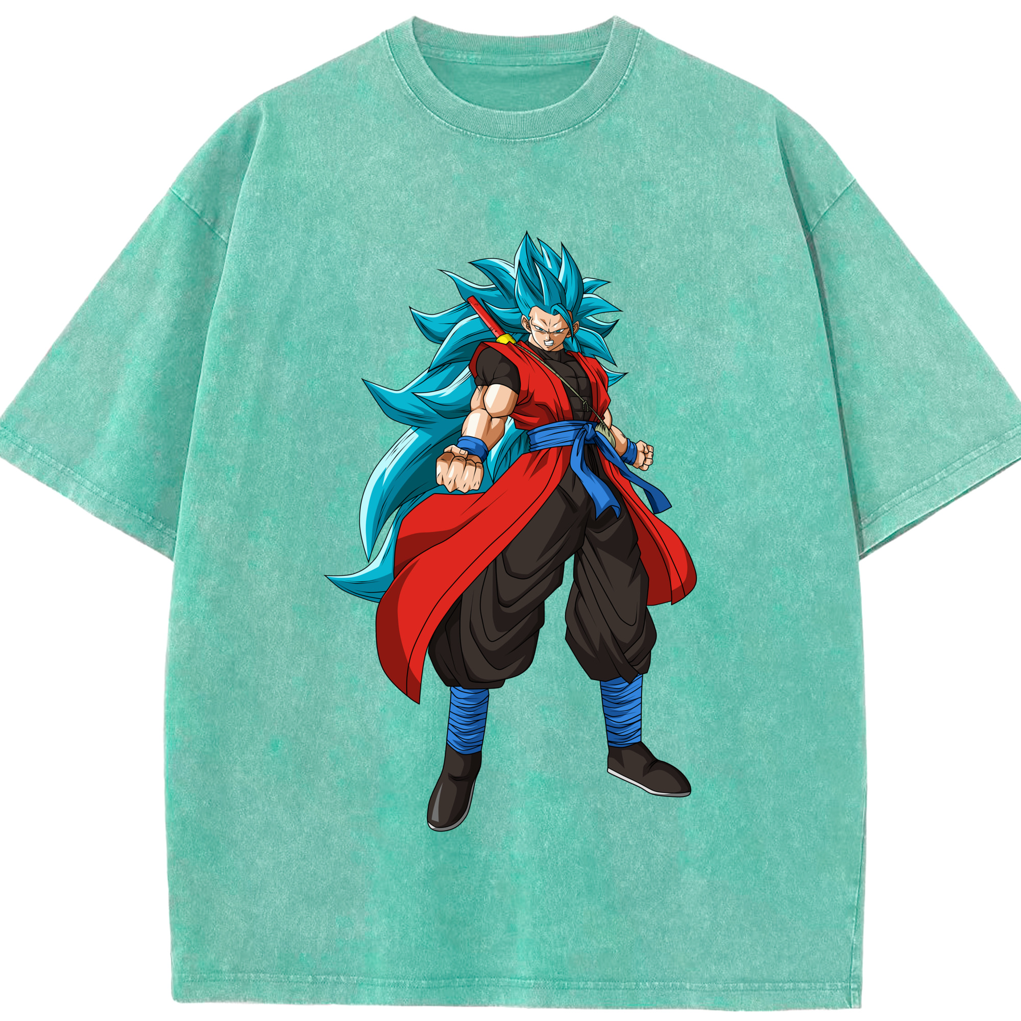 （画像用） ドラゴンボール ベジット DRAGON BALL Vegetto 綿100% ヴィンテージ風 半袖Tシャツ（フロントプリント）